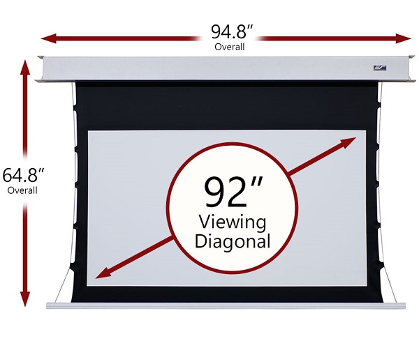 Màn chiếu điện Tab-tension 92-inch Elite Screens ETB92HW2-E12
