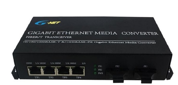 4-port 10/100/1000Base-TX Ethernet Switch G-NET G-UES-2GX4GT-SC20