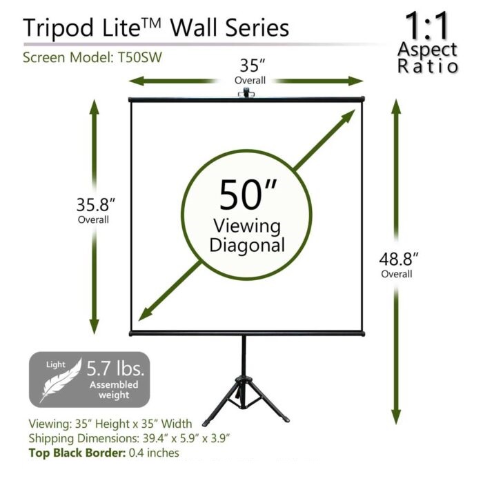 Màn chiếu 50-inch Elite Screens T50SW