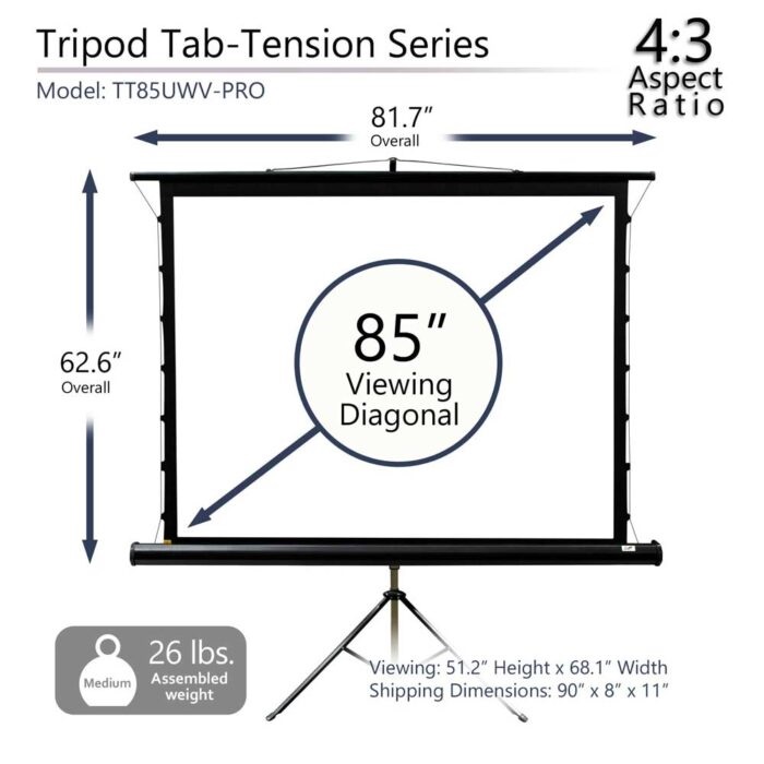 Màn chiếu Tab-tension 85-inch Elite Screens TT85UWV-PRO
