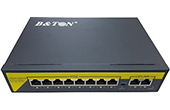 Switch PoE BTON | 8-port 10/100Mbps PoE + 2-port 10/100Mbps Uplink Switch BTON BT-D6010FE