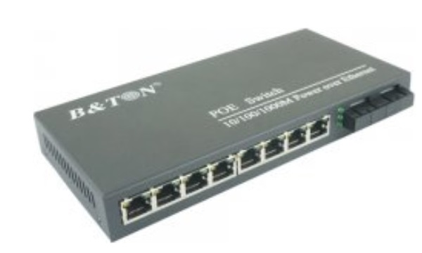 8-port Gigabit PoE + 2-port Gigabit SFP Uplink Switch BTON BT-D6208GE-SFP