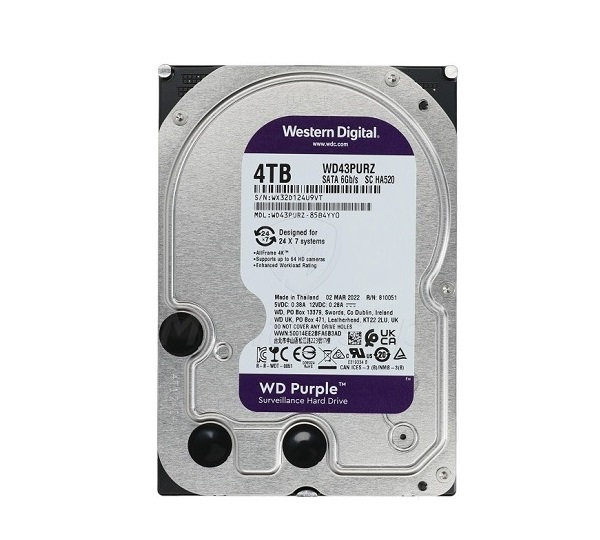 Ổ cứng chuyên dụng 4TB WESTERN PURPLE WD43PURZ