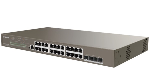 24-port GE + 4*10G SFP L3 Managed PoE Switch IP-COM G5328XP-24-410W