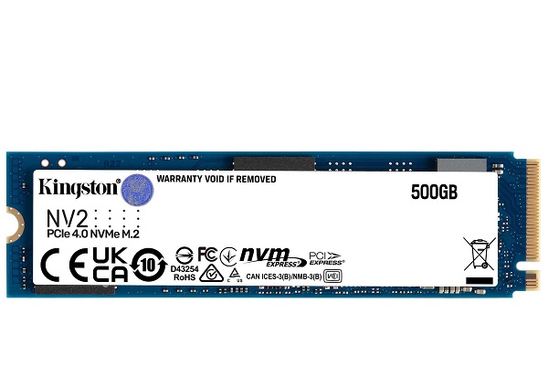 Ổ cứng SSD NV2 PCIe 4.0 NVMe 500GB KINGSTON SNV2S/500G