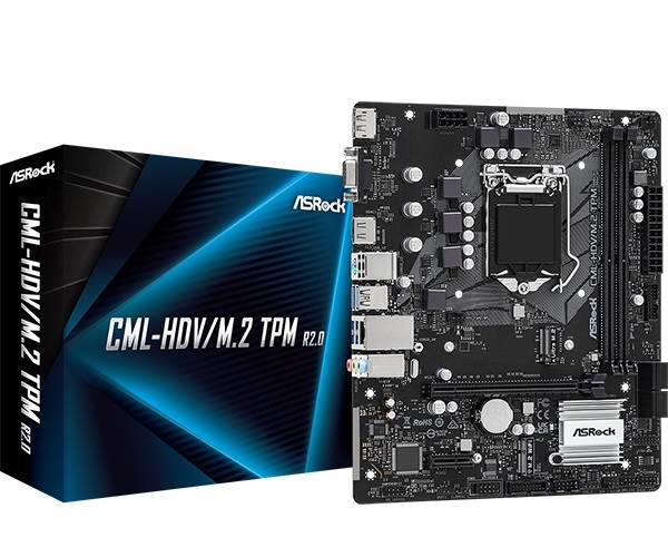 Mainboard ASRock CML-HDV/M.2 TPM R2.0