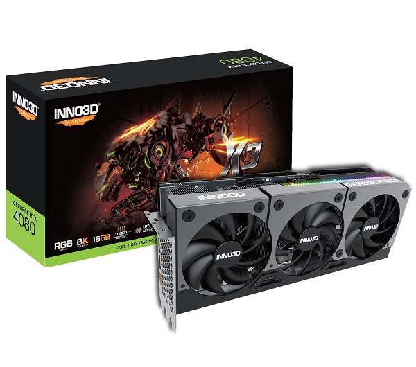 Graphics Card INNO3D GeForce RTX 4080 16GB X3 