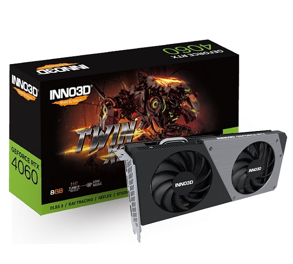 Graphics Card INNO3D GeForce RTX 4060 Twin X2