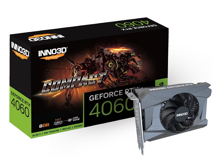 Graphics Card INNO3D GeForce RTX 4060 Compact