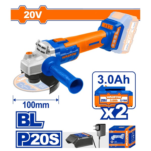 Máy mài góc dùng pin 20V WADFOW WLAPM12