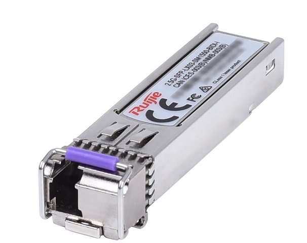 2.5G BiDi SFP Simplex LC SMF Transceiver Module RUIJIE 2.5G-SFP-LX03-SM1550-BIDI-I