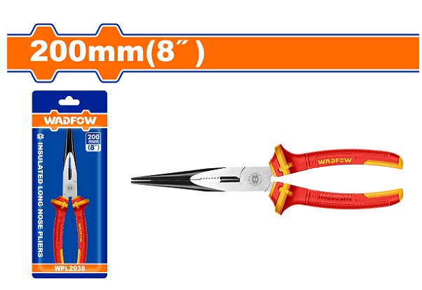 Kềm mũi dài cách điện 8 inch WADFOW WPL2938