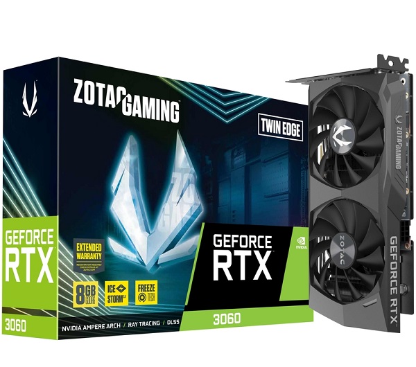 Gaming GeForce RTX 3060 8GB Twin Edge ZOTAC ZT-A30630E-10M