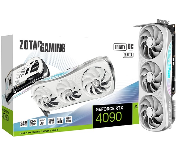 Gaming GeForce RTX 4090 Trinity OC White ZOTAC ZT-D40900Q-10P