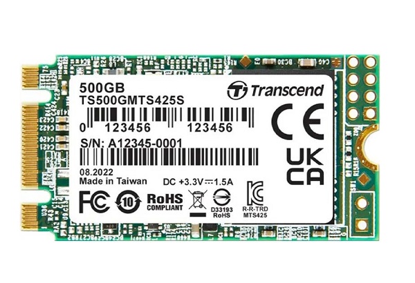 Ổ cứng SSD M.2 2242 SATA 500GB Transcend TS500GMTS425S