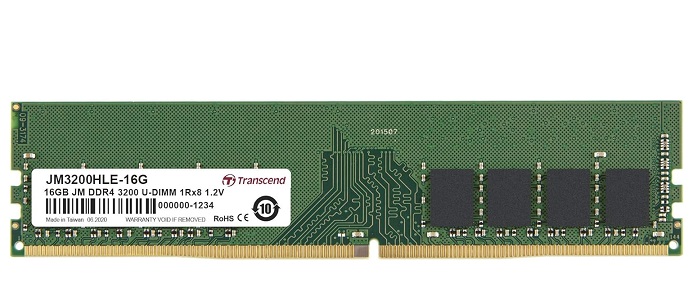 RAM Desktop DDR4-3200 16GB Transcend JM3200HLE-16G