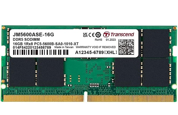 RAM Laptop DDR5-5600 16GB Transcend JM5600ASE-16G