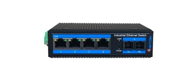 Bộ chuyển đổi quang PoE công nghiệp 10/100Mbps GNETCOM G-IES7104FE-20