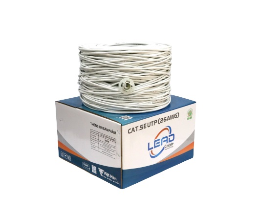 Cáp mạng Cat5E UTP 26AWG PVC LEAD CABLE CAT.5EUTP26AWG