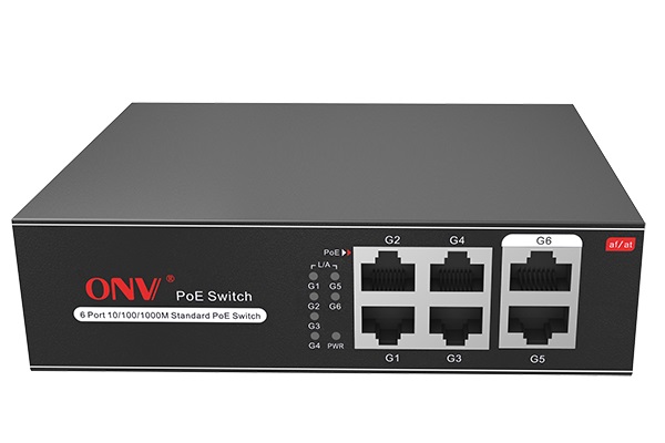 4-port Gigabit PoE Switch ONV H3064PS