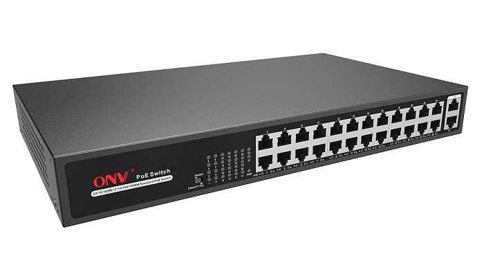 24-port 10/100M PoE Switch ONV H1024PLS