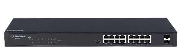 16-Port GE + 2-Port Gigabit SFP Switch Sundray X-link XS1550U-18P