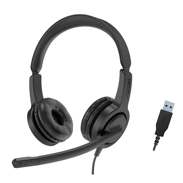 Tai nghe Headset AXTEL Voice 28 stereo USB-A (AXH-V28USBD)