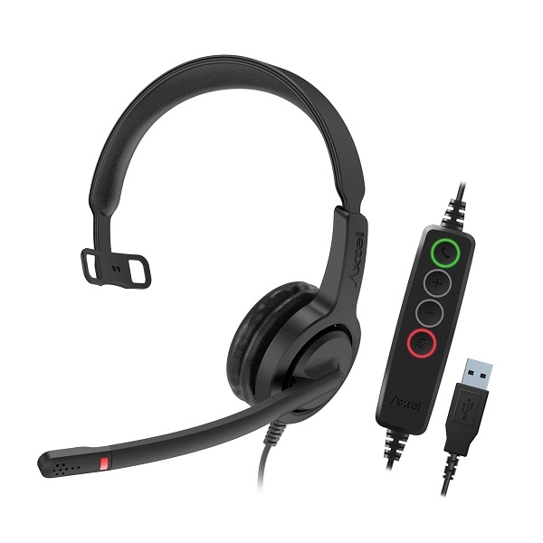 Tai nghe Headset AXTEL Voice UC28 mono USB-A (AXH-V28UCM)