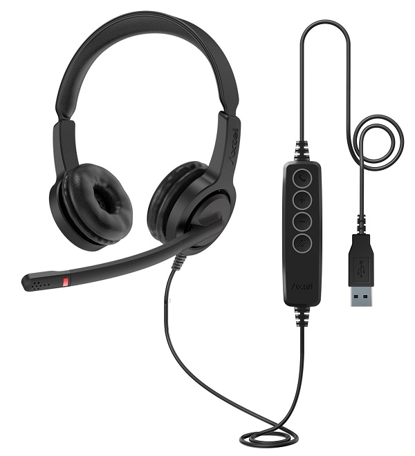 Tai nghe Headset AXTEL Voice UC28 stereo USB-A (AXH-V28UCD)