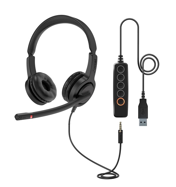 Tai nghe Headset AXTEL Voice UC28-35 stereo USB-A (AXH-V28-35UCD)