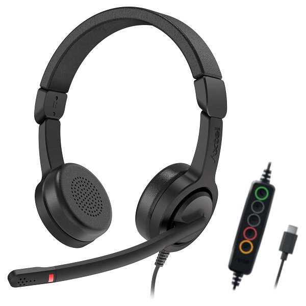 Tai nghe Headset AXTEL Voice UC40 stereo USB-C (AXH-V40UCDC)