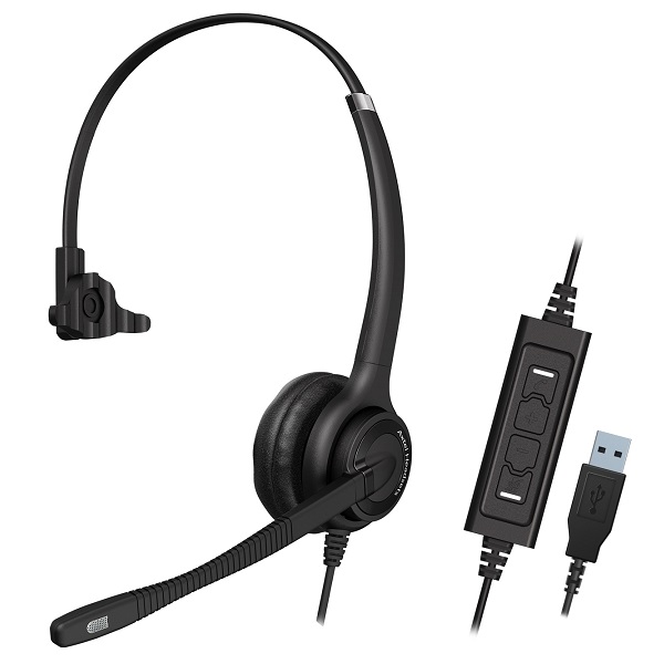 Tai nghe Headset AXTEL Elite HDvoice MS mono NC USB (AXH-EHDMSM)