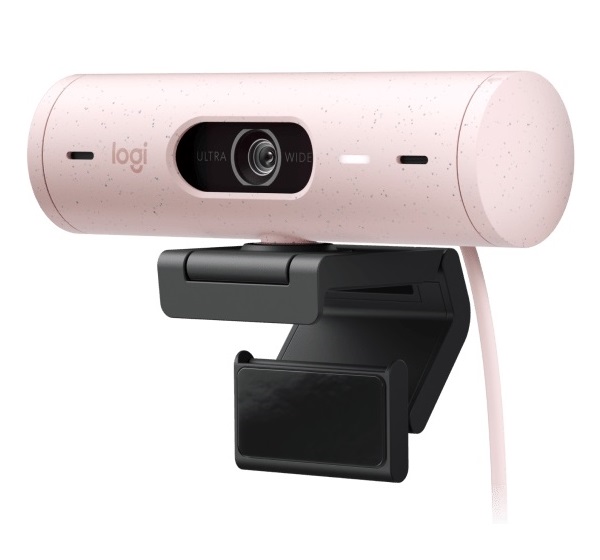 Webcam Logitech BRIO 500 (Hồng)