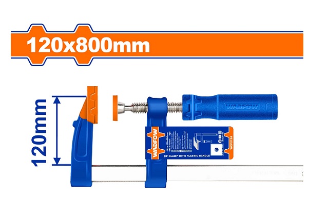 Kẹp chữ F 120x800mm WADFOW WCP2124