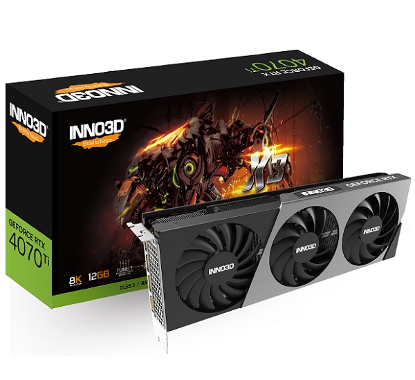 Graphics Card INNO3D GeForce RTX 4070 Ti X3