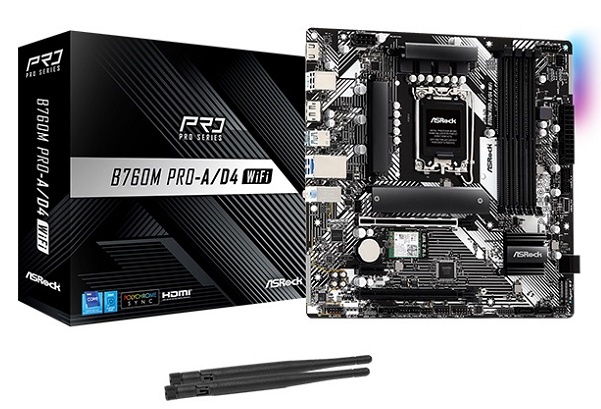 Mainboard ASRock B760M Pro-A/D4 Wifi