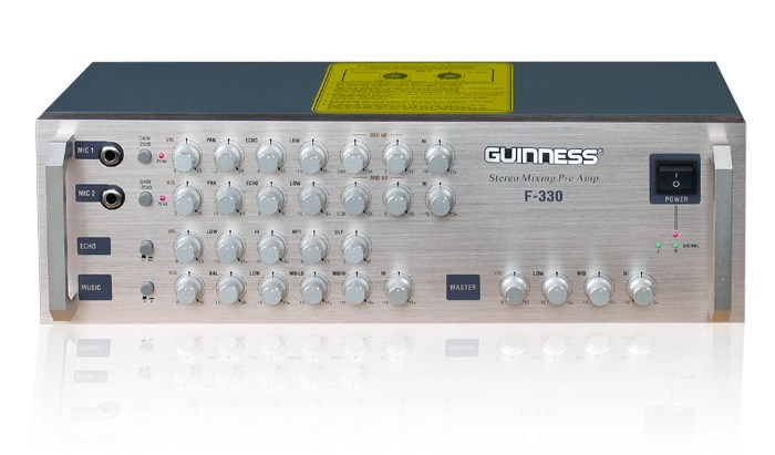 Stereo Mixing Pre-Amplifier GUINNESS F-330