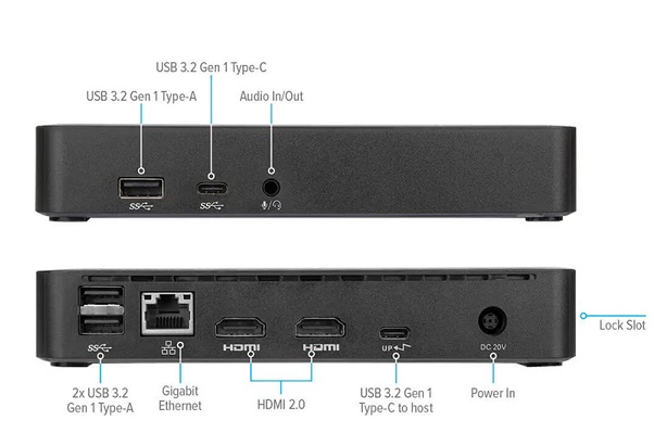 Bộ chuyển đổi USB-C Universal DV4K Docking Station TARGUS DOCK310USZ-60