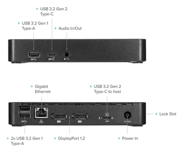 Bộ chuyển đổi USB-C Universal DV4K Docking Station TARGUS DOCK315USZ-50