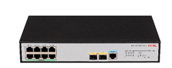 8-Port GE PoE + 2-Port  SFP Layer 3 Switch H3C S5120V3-10P-LI