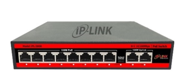 10-Port 10/100Mbps PoE Switch IP-LINK IPL-SW08