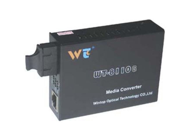 Chuyển đổi Quang-Điện 10/100/1000Mbps Media Converter WINTOP WT-8110GSB-11-20A-AS