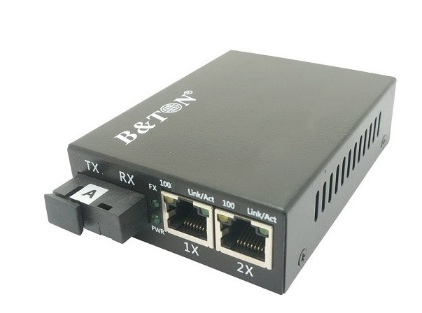 Chuyển đổi Quang-Điện Media Converter Unmanaged Fiber Switch BTON BT-982SM-20B