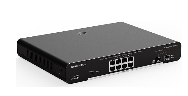 10-Port Gigabit Layer 2 Cloud Managed PoE Switch RUIJIE RG-NBS3100-8GT2SFP-P-V2