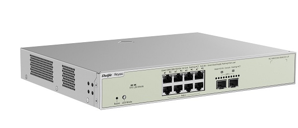 8-Port Gigabit PoE + 2-Port SFP+ Switch RUIJIE RG-NBS5300-8MG2XS-UP