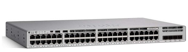 48-port Gigabit Ethernet PoE Switch Cisco C9300L-48P-4G-A