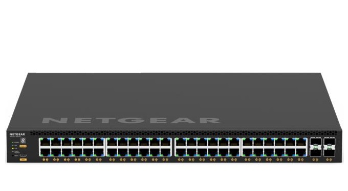 48x1G PoE+ and 4xSFP+ Managed Switch NETGEAR M4350-48G4XF (GSM4352)