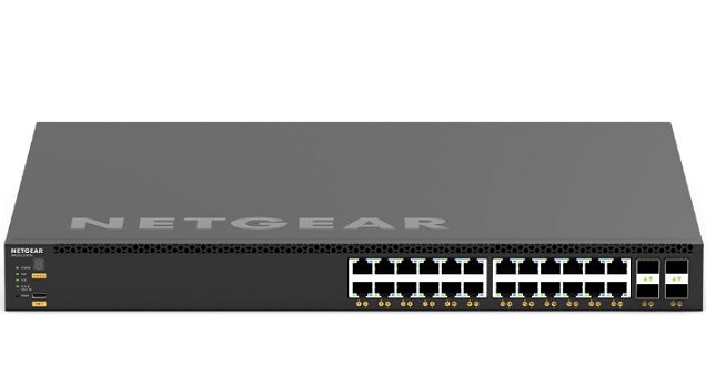 24-port Gigabit PoE+ and 4xSFP28 25G Managed Switch NETGEAR M4350-24X4V (XSM4328CV)