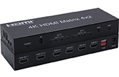Phụ kiện máy chiếu | HDMI Matrix HDTEC 4x2
