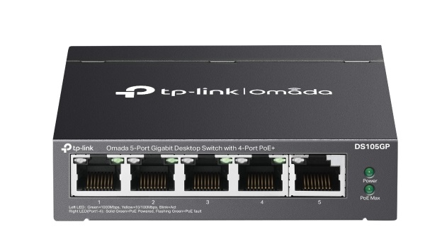 Omada 5-Port Gigabit Unmanaged Desktop Switch TP-LINK DS105GP